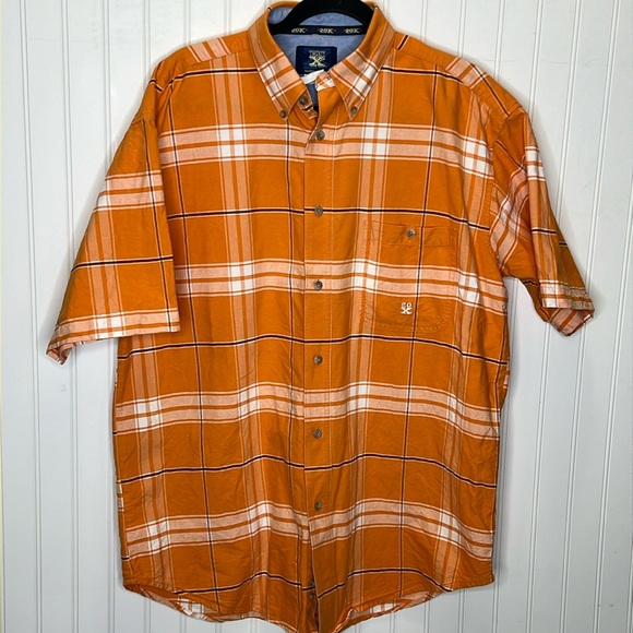 Wrangler 20X Short Sleeve Button Up Shirt Size Large - Picture 1 of 9